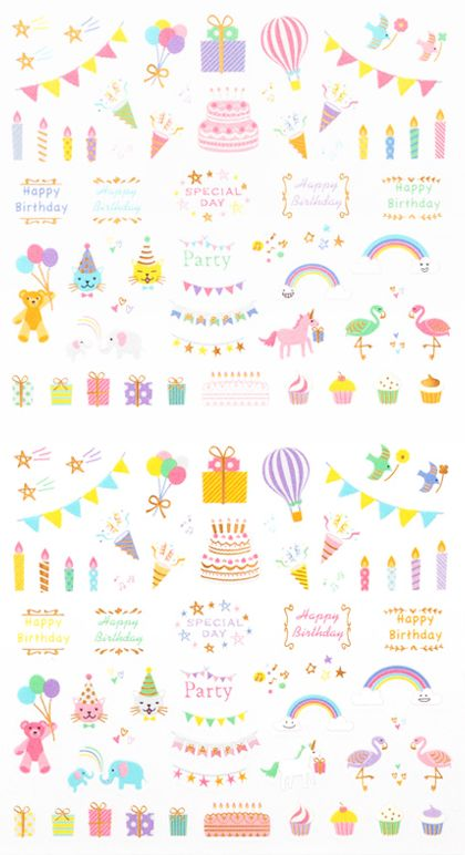 Midori Stickers - Anniversaries and Birthdays - Image 2