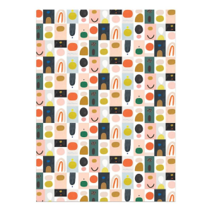 Color Block Flat Wrap