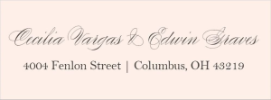 Love Letter Return Address Label