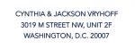 Embossed Snowflakes Return Address Label