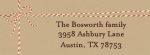 Bakers Twine Holiday Return Address Label