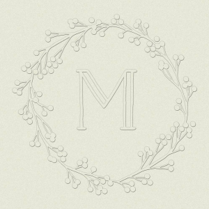 Delicate Wreath Custom Embosser Plate
