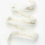 Merry Christmas Ribbon 1 5YD