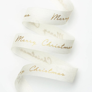 Merry Christmas Ribbon 1 5YD