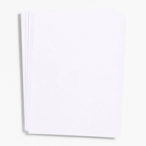 Pure White Card Stock 8.5 x 11