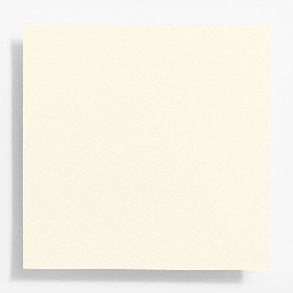 5 Square Luxe White Enclosure Cards