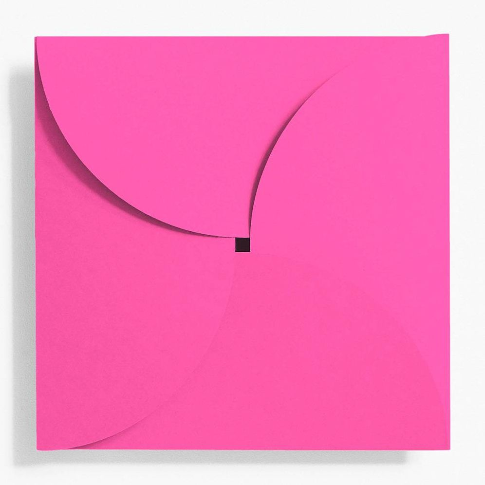 5.25 Square Fuchsia Petal Envelopes