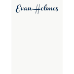 French Script Personalized Notepad Set