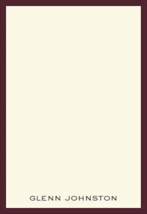 Oxblood Framed Personalized Notepad Set