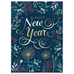 Fireworks New Year Card