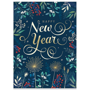 Fireworks New Year Card