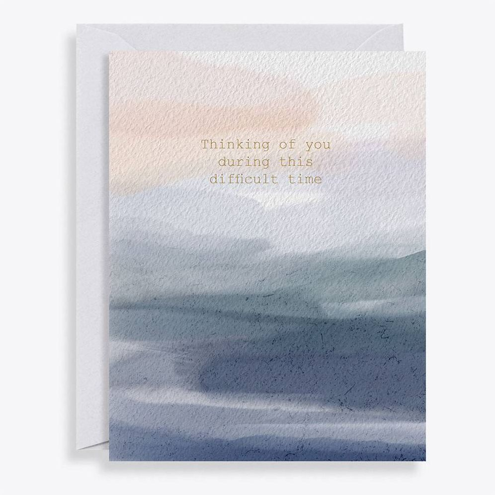 Difficult Time Sympathy Card