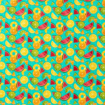 Mixed Fruit Stone Wrapping Paper