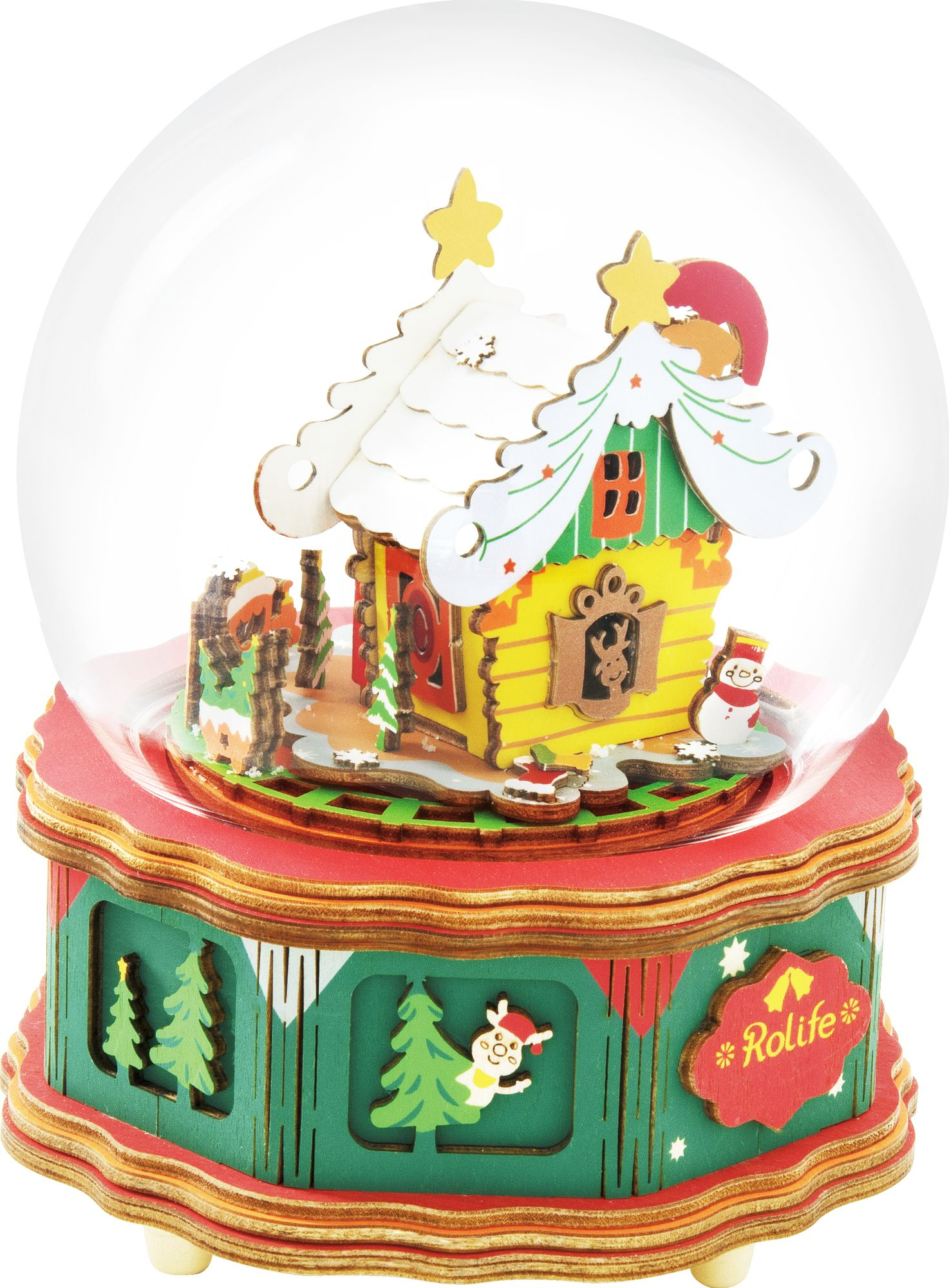 Christmas Town Snowglobe DIY Music Box - Image 2