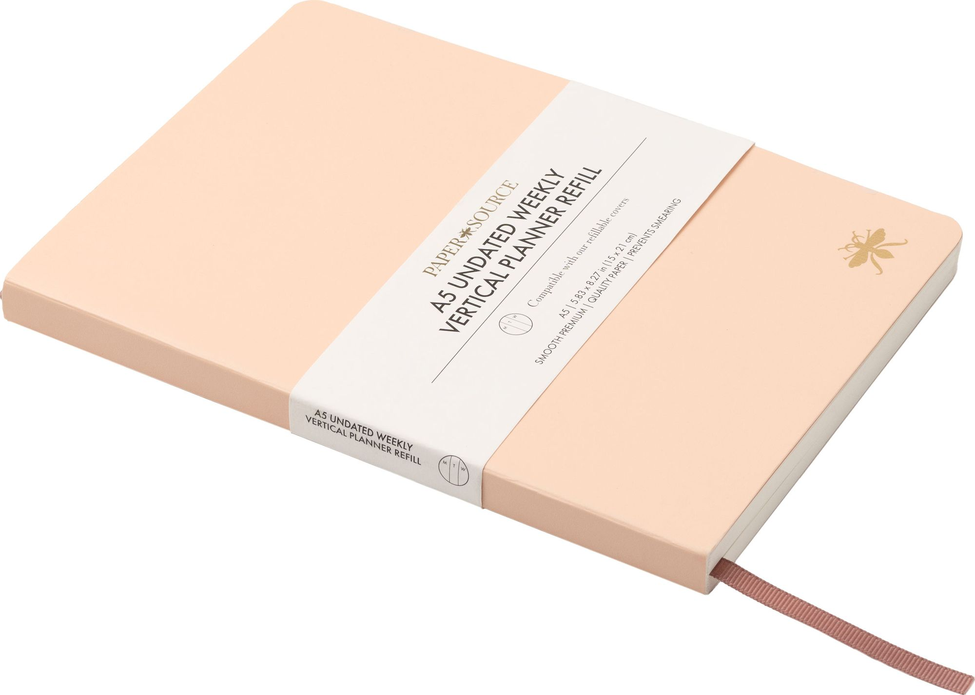 Paper Source A5 Weekly Vertical Undated Planner Pages - Image 2