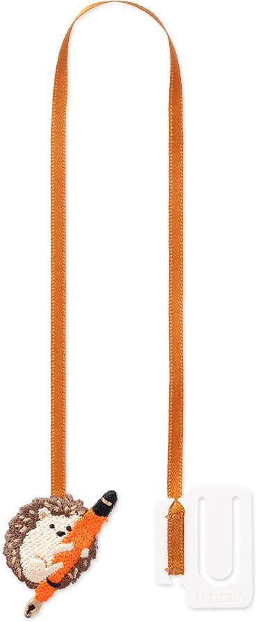 Midori Embroidery Bookmark Clip Squirrel - Image 2
