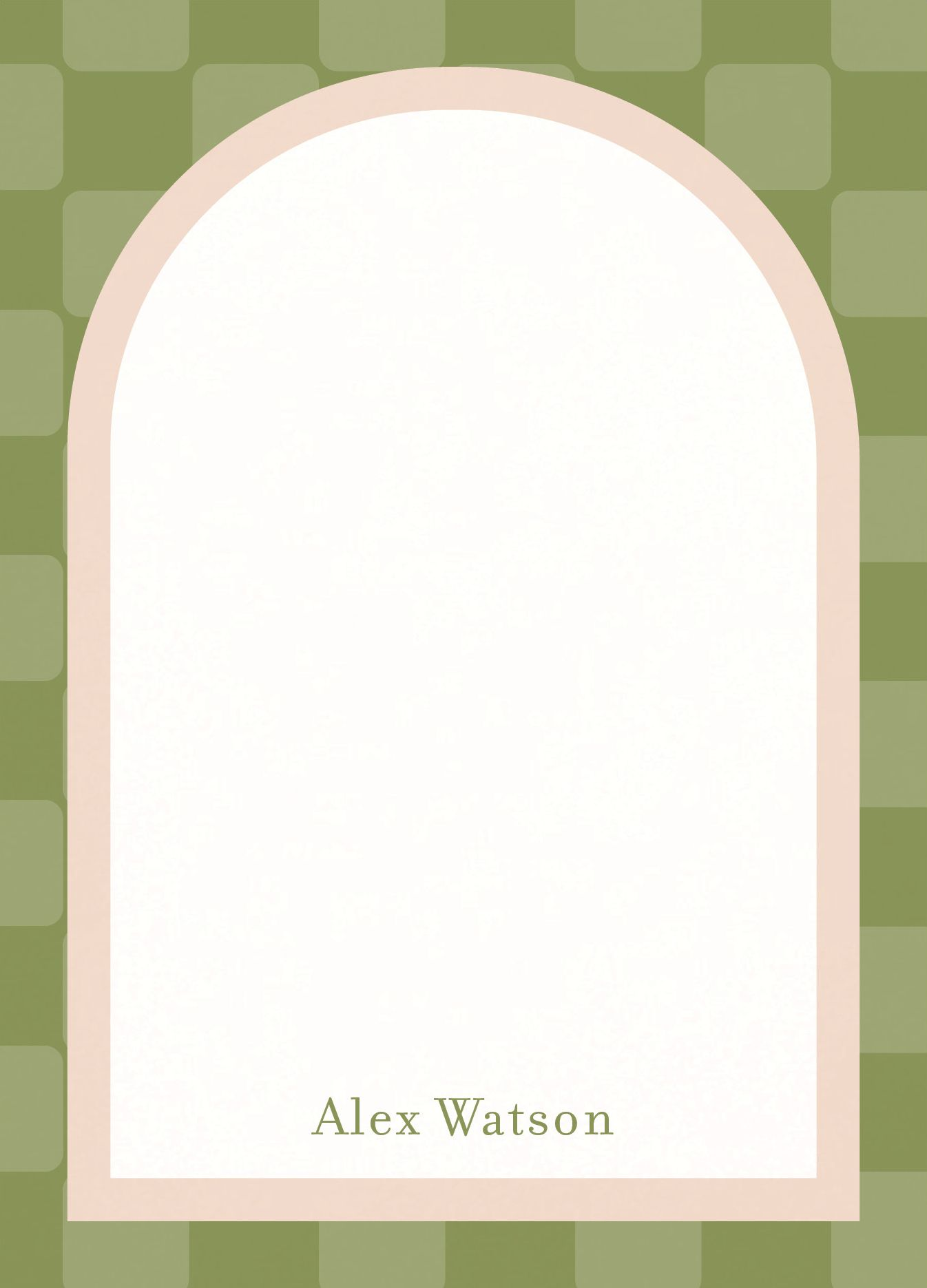 Checkered Arch Stationery - Image 2