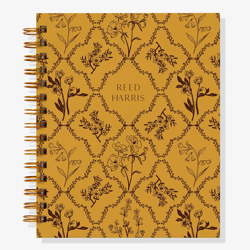 12-Month Woodland Toile Custom Planner - Image 2