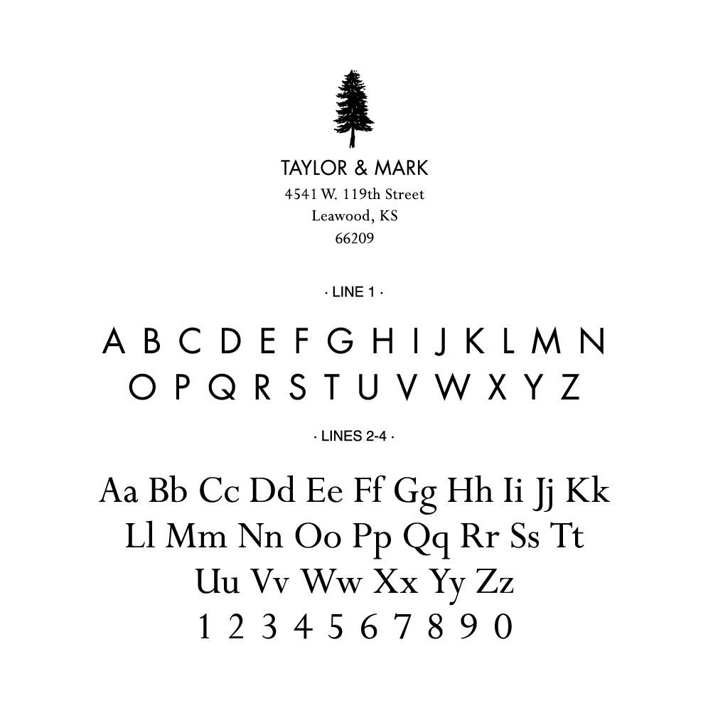Mountainscape Custom Stamp - Image 2