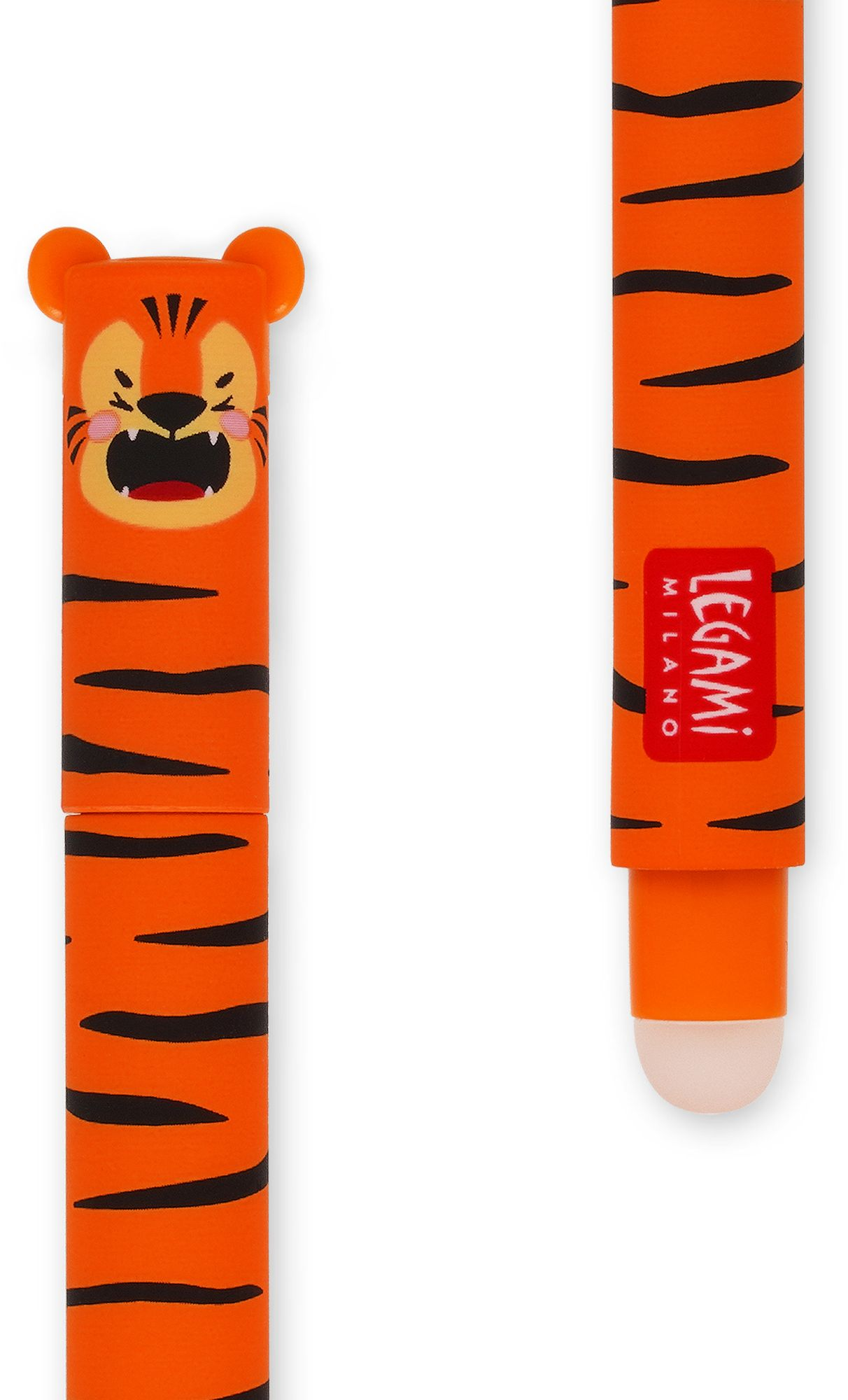 Tiger Erasable Gel Pen - Orange Ink - Image 3