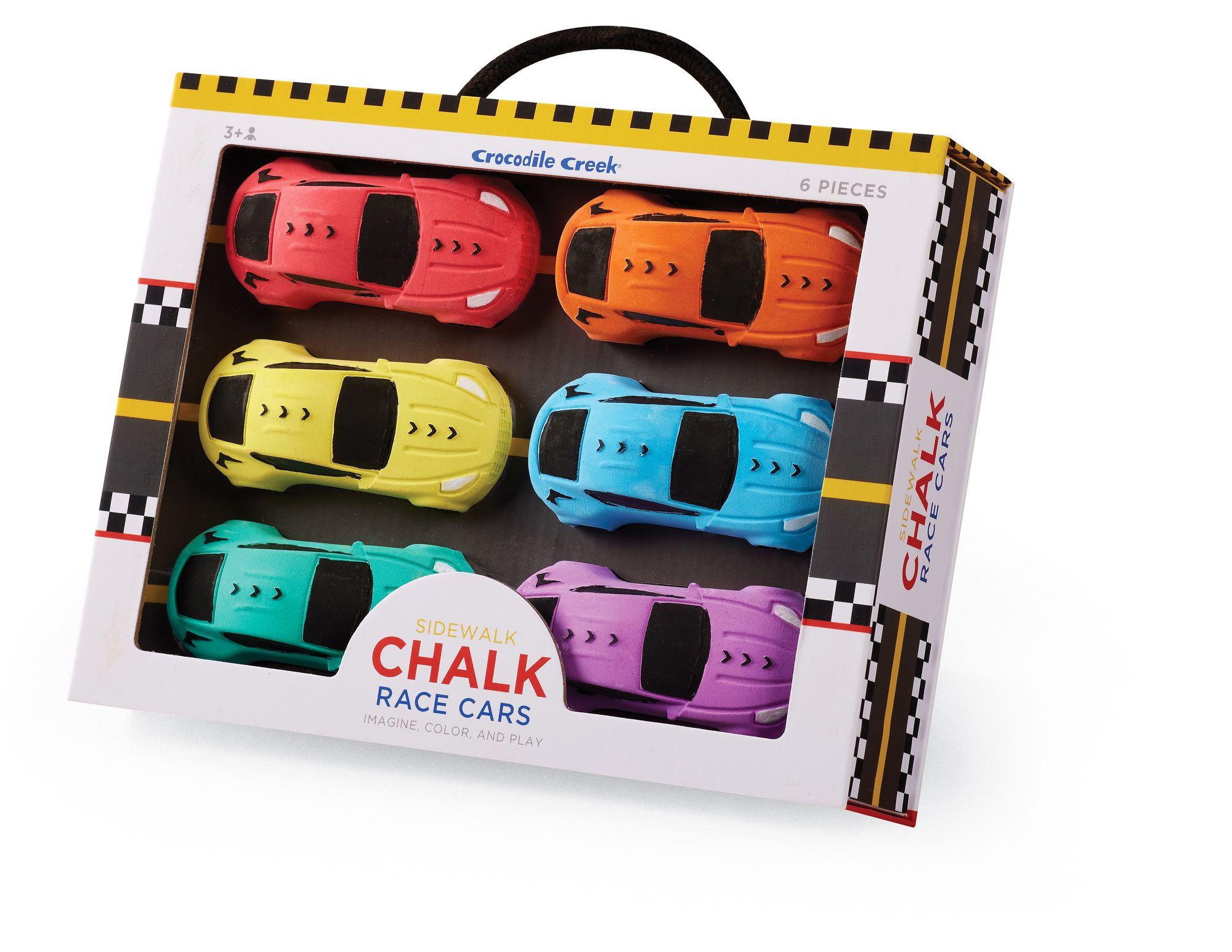 Sidewalk Race Car Chalk