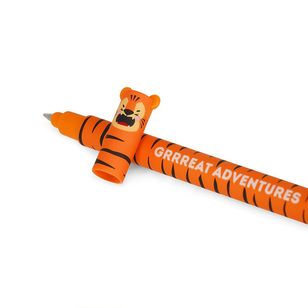 Tiger Erasable Gel Pen - Orange Ink - Image 4