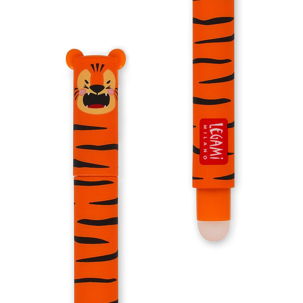 Tiger Erasable Gel Pen - Orange Ink - Image 5