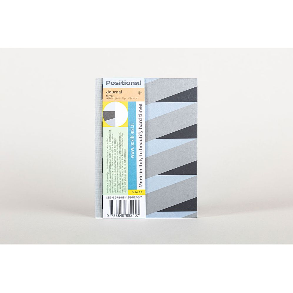 Blue and Silver Woven Stripe Journal - Image 7