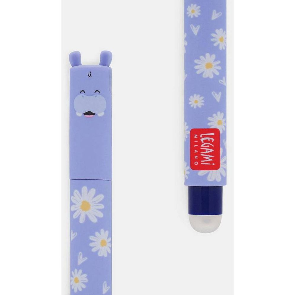 Hippo Erasable Gel Pen - Blue Ink