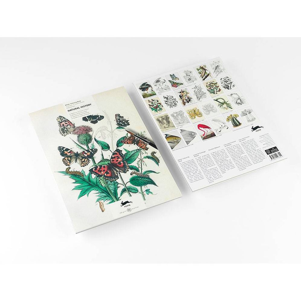 Natural History - Artists' Colouring Book
