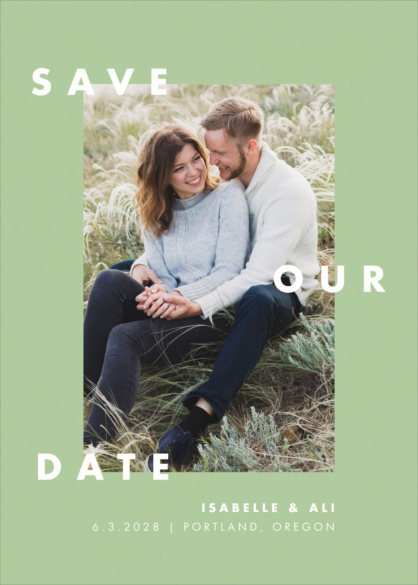 Bold Typography Save the Date - Image 4