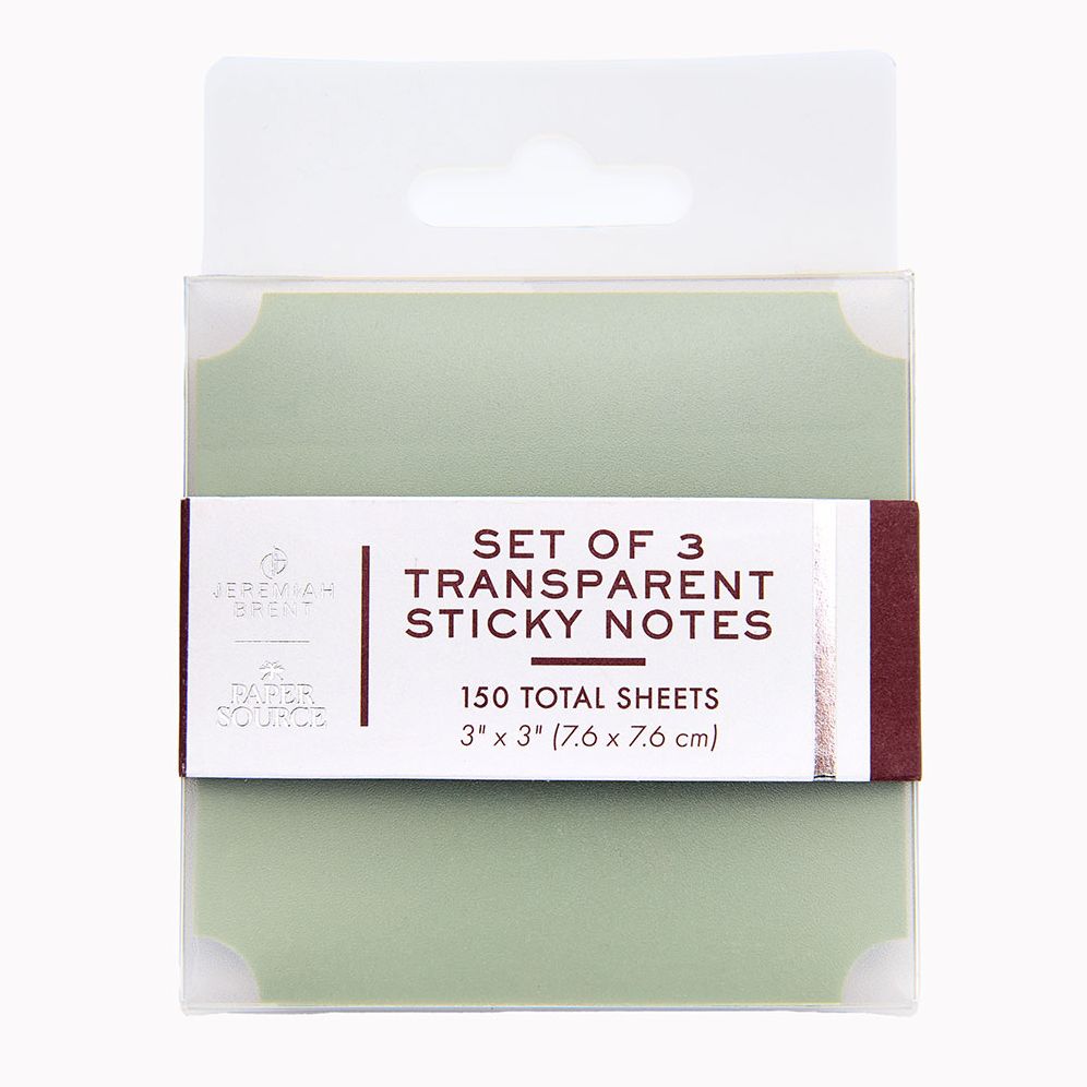 Jeremiah Brent Set of 3 Transparent Stickies - Exclusive - Image 3