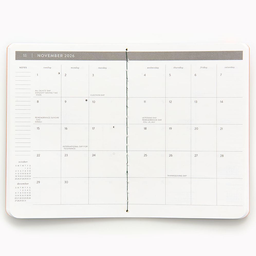 2025-2026 Paper Source Landscapes Monthly Pocket Planner - Image 2