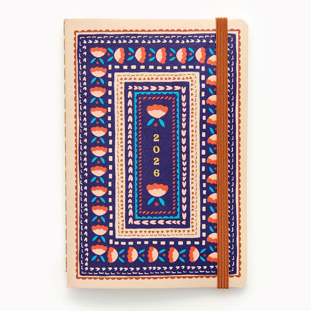 2025-2026 Paper Source Creative Borders Monthly Pocket Planner