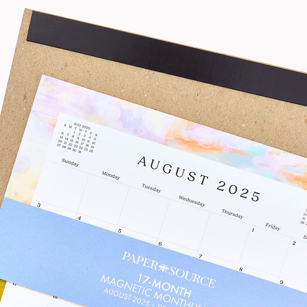 2025-2026 Paper Source Landscapes Monthly Magnetic Calendar - Image 4