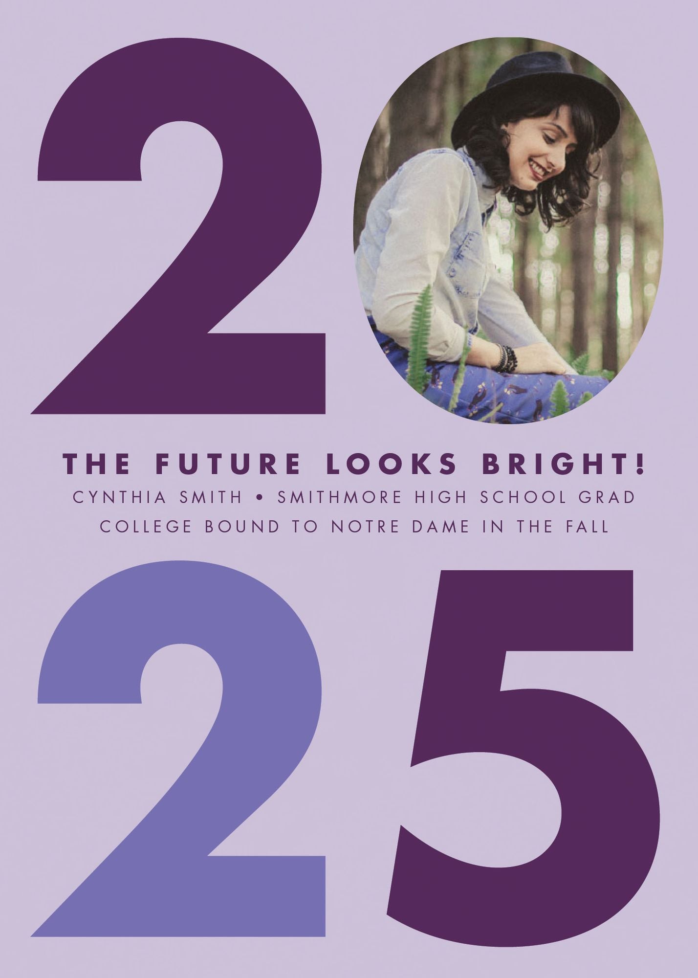 Big Bold Year Graduation Announcement - Image 2