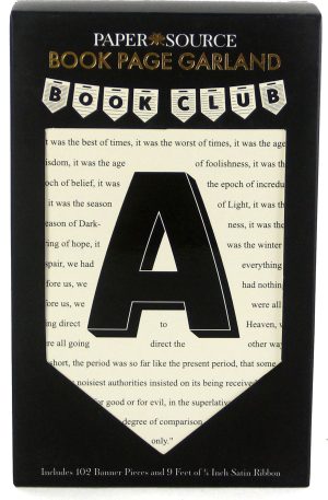 Book Page Garland