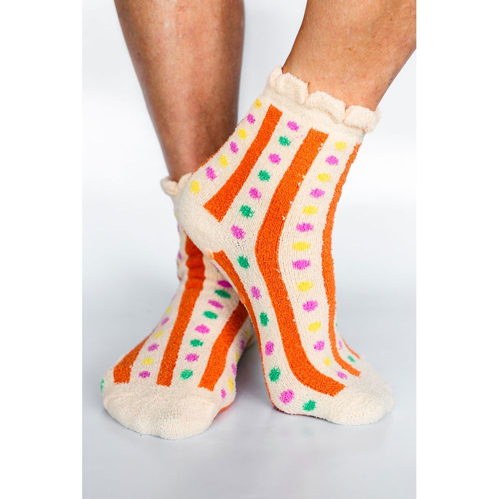 Cozy Grip Socks. Stripes and Dots - Image 3