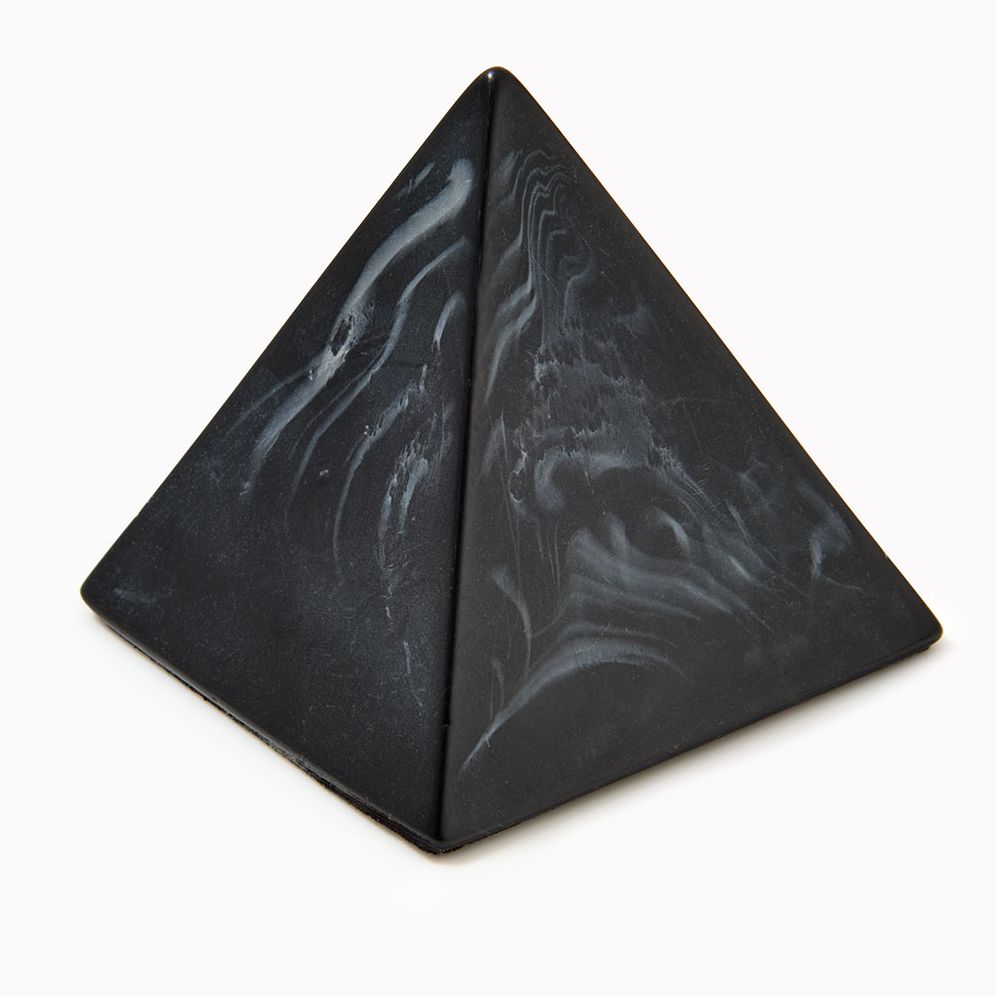 Jeremiah Brent Pyramid Marble Paper Weight - Image 2