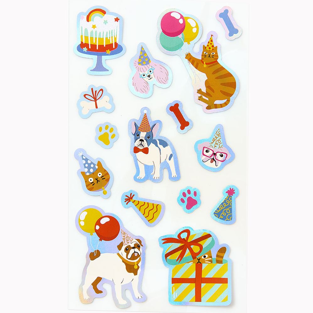 Birthday Animal Sticker Sheet - Image 2