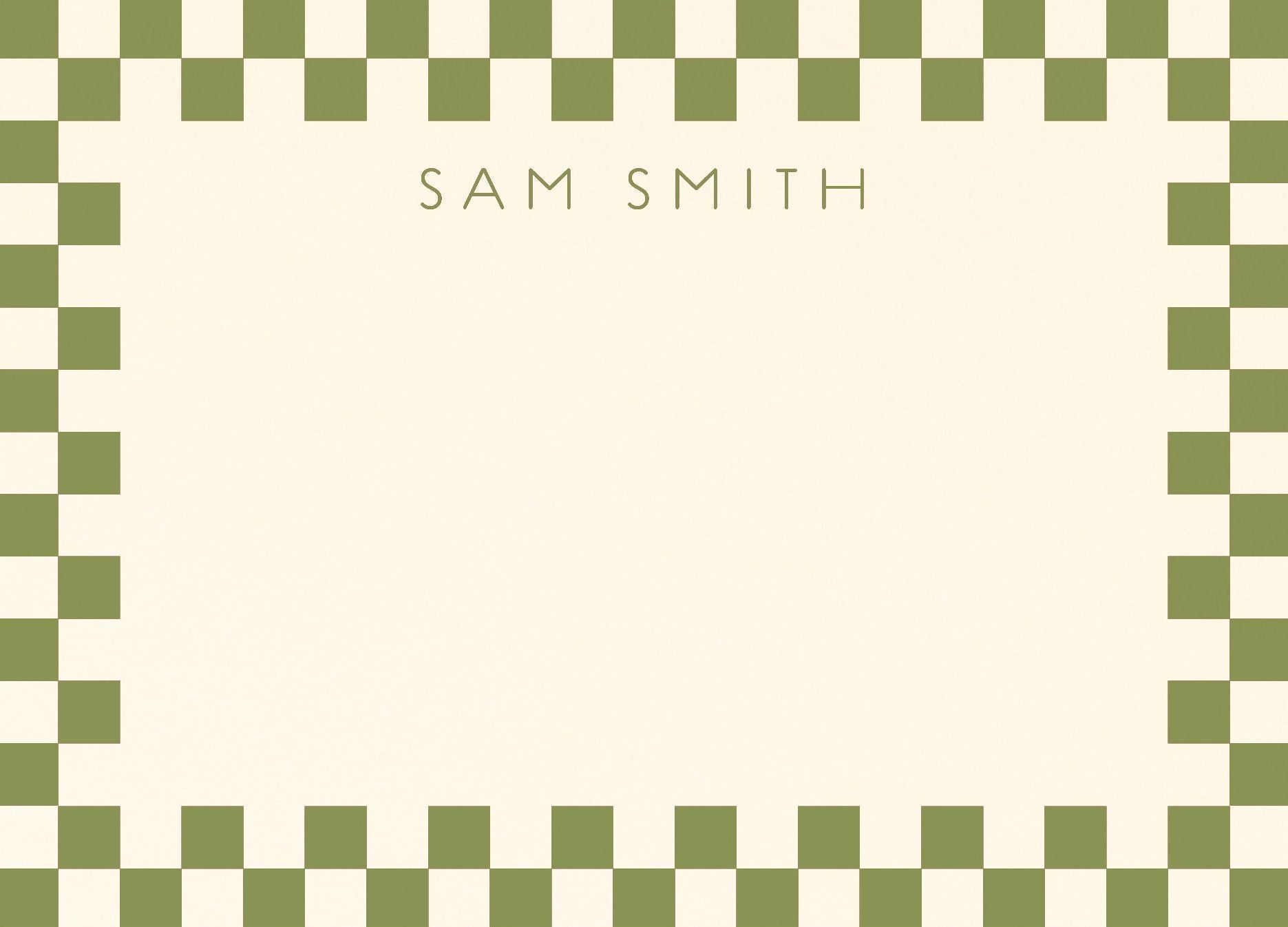 Checkerboard Border Stationery - Image 2
