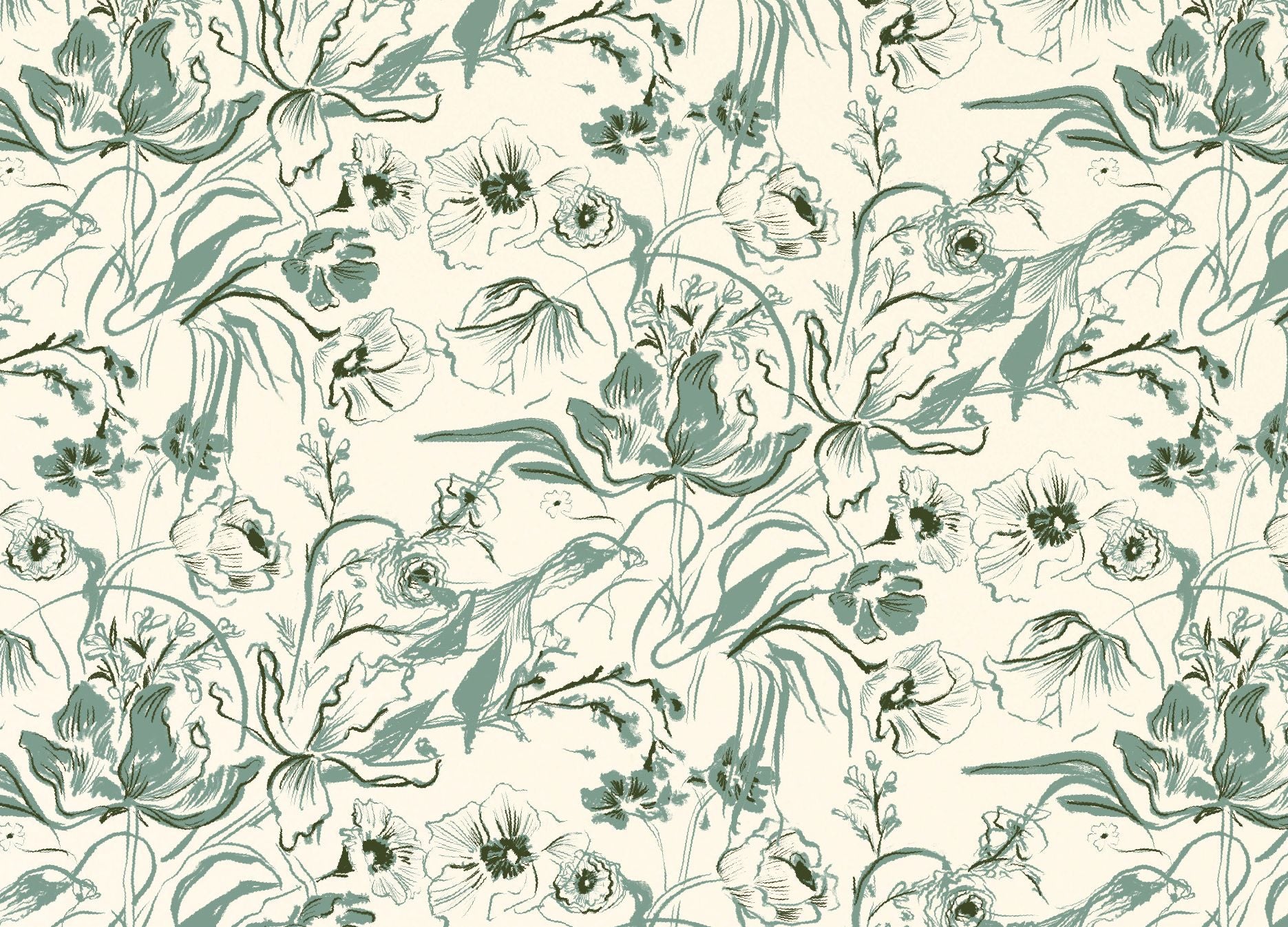 Botanical Toile Stationery - Image 2