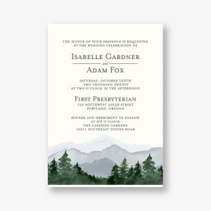 Sierra Wedding Invitation