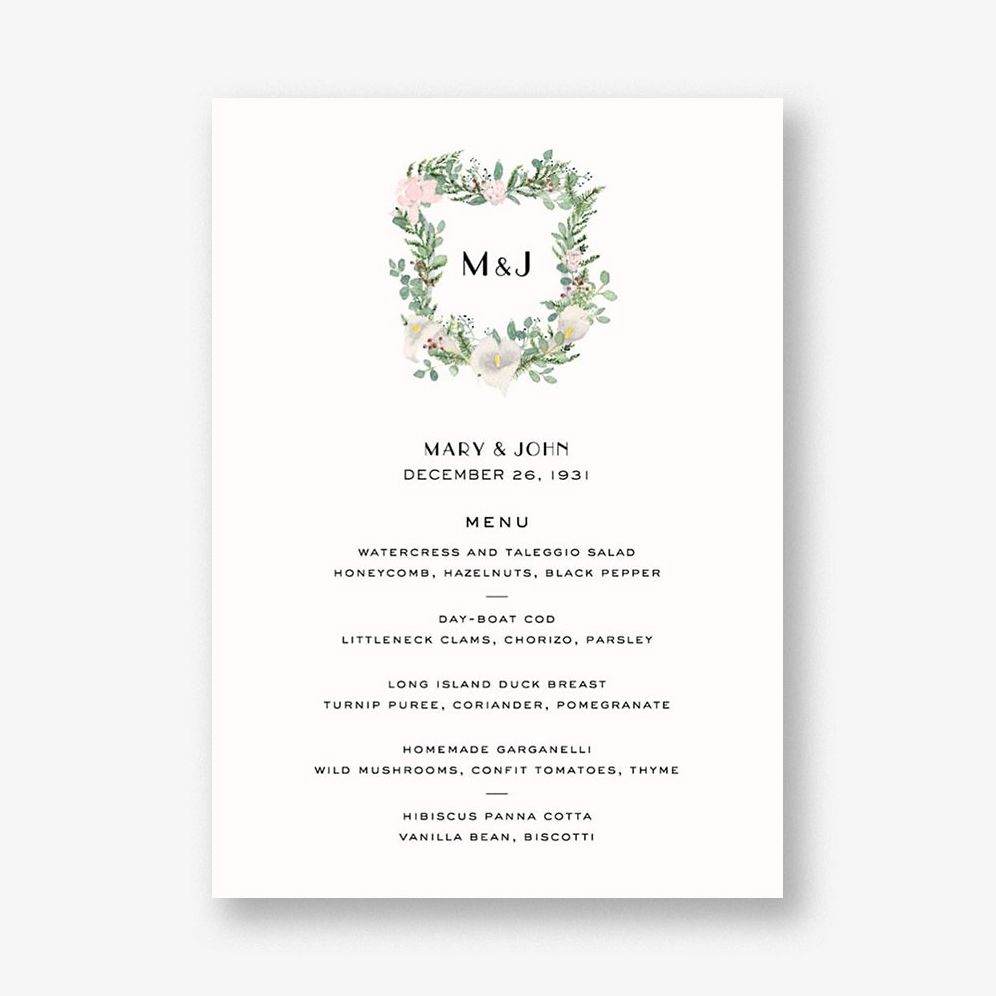 Lautaret Menu