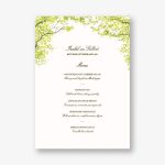 Spring Orchard Menu