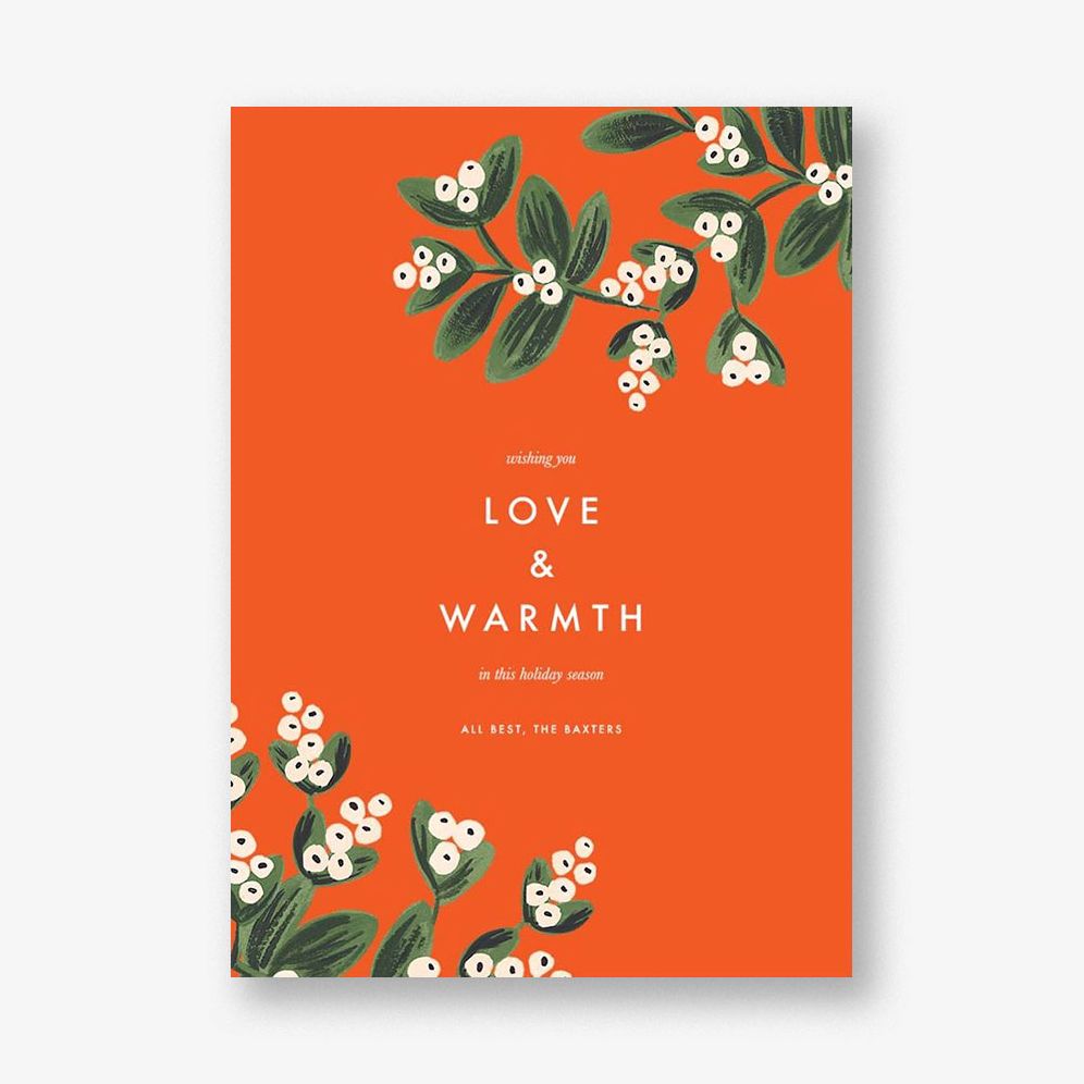 Mistletoe Accent Card