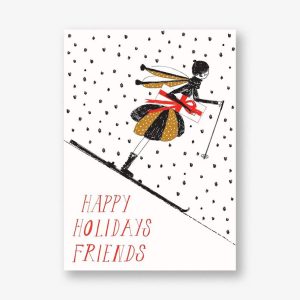 Swooshing Down the Slopes Card