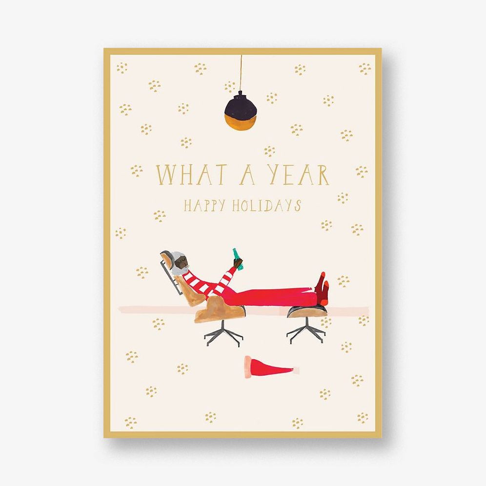 Santa's Slumber Holiday Card