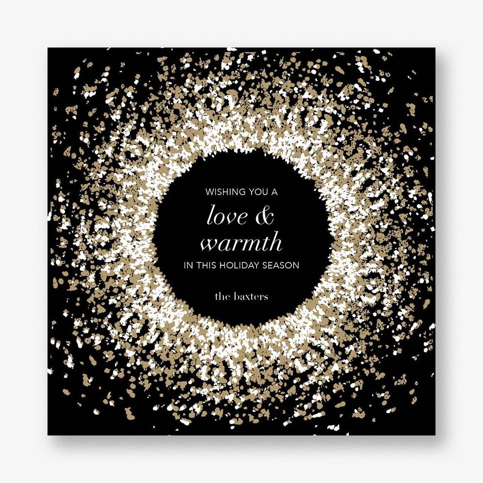 Frosted Holiday Card