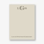 Woodcut A6 Stationery